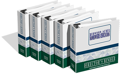 Photo of 5 binders